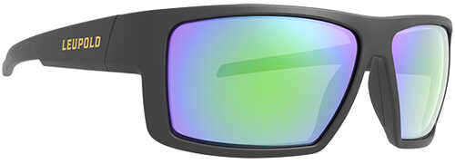 LEU Switchback Matte Black Emerald Mirror